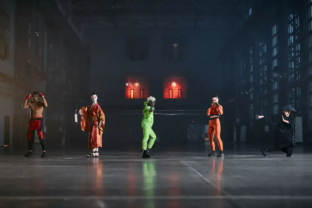 A lineup of colorful game characters